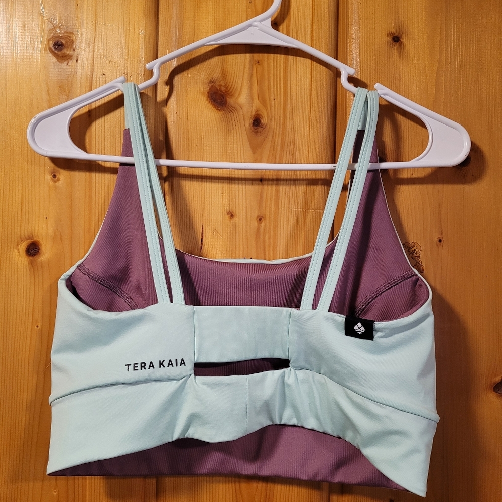 Tera Kaia Reversible Aurora Crop Top, size 6